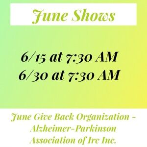 June Live Shows